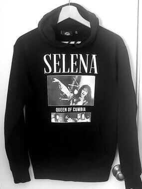 Selena Official Merchandise Black Pullover Hoodie Women's Size S